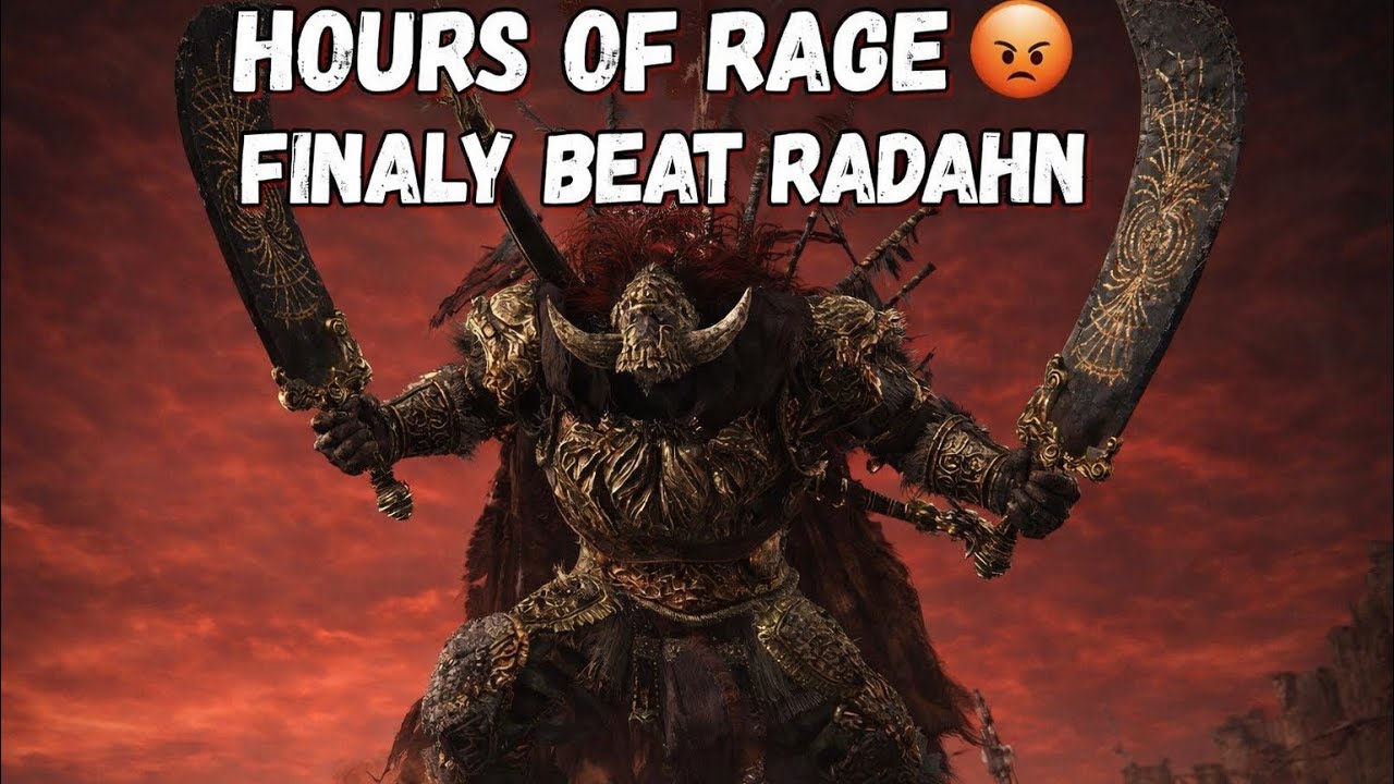ELDEN RING: FINALLY BEAT RADAHN After HOURS of Rage! 😤 | Elden Ring Epic Boss Victory #eldenring 