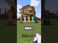 動く防具立てを作ったけど #マイクラ #マインクラフト #minecraft #shorts