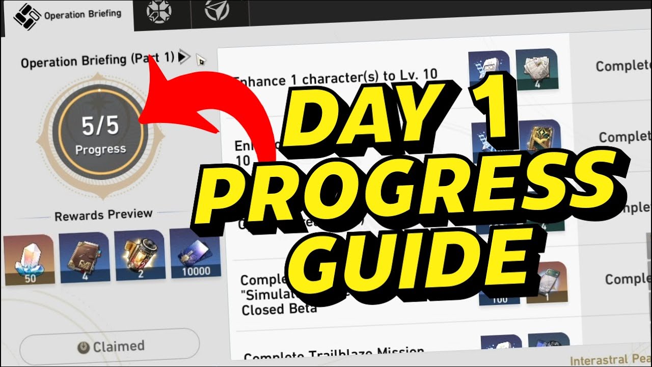 Starting Off The Right Way! Day 1 Progression Guide!