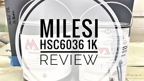 Milesi 1K Water Based Finish HSC6036 Review