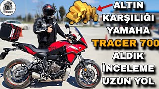 BURSA'DAN ALTIN İLE YAMAHA TRACER 700 ALDIKNASIL BAKTIM ? & UZUN YOL MOTOVLOG & TRACER 700 İNCELEME