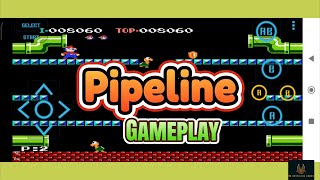 NES Pipeline Gameplay – Rare Retro Game! screenshot 4
