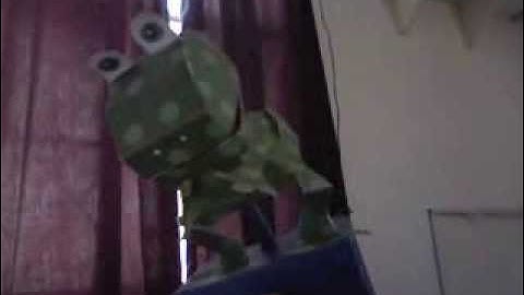 hopping frog paper automata
