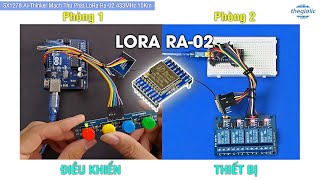 Sx1278 Ai-Thinker Mạch Thu Phát Lora Ra-02 433Mhz 10Km Sx1278 Lora Rf Transceiver 433Mhz 10Km