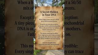 The DNA You Only Get From Your Mother