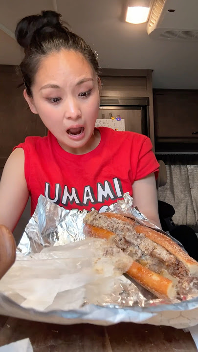 Japanese Mom Tried Philly Cheese Steak For The First Time