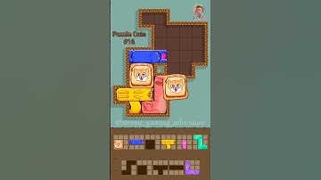 Puzzle cats gameplay walkthrough #16 - A funny cats gameplay #shorts