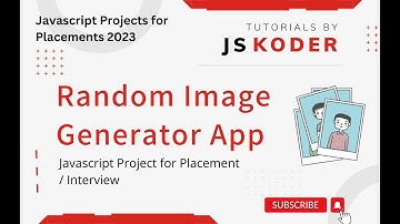 Random Image Generator App with FetchAPI in Javascript | Javascript Project for Placement