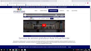 ACADEMIA FORVIDE ONLINE