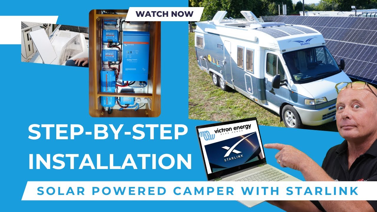 OffGrid Victron solar powered campervan with Starlink, the ultimate