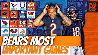 Chicago Bears MOST IMPORTANT Games on The 2024 Schedule