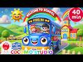 Musical Bus Adventure for Toddlers 🚌🌟 | 40 Min Fun Kids Songs & Nursery Rhymes
