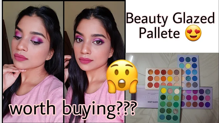 Beauty Glazed Eyeshadow Pallete Review | Pink Glam...