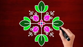 Easy And Simple Rangoli Designs | Apartment Kolam, Festival Colour Kolam | Digital Kolam , Margazhi screenshot 5