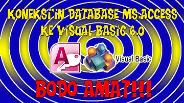 Cara Mengkoneksikan Database Microsoft Access Di Visual Basic 6.0