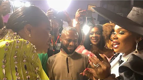 TOYIN ABRAHAM ASKS BOUNCERS TO BOUNCE COLLEAGUE, IYABO OJO OUT OF HER MOVIE PREMIERE VENUE AT LEKKI