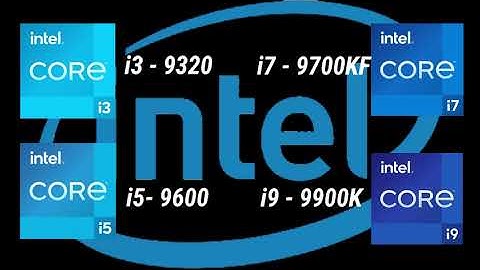 intel i3-9320 vs i5-9600 vs i7-9700KF vs i9-9900 9th Gen Desktop Processor l Spec Comparison