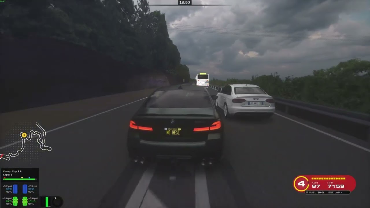 Bmw M5 F90 No Hesi | Driving on Arrabassada | Assetto Corsa