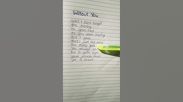 Thumbnail of "Without You" lyrics - Harry Nilsson (Pt. 4)#shorts