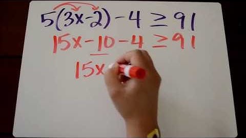 Solving Multi-Step Inequalities Tutorial