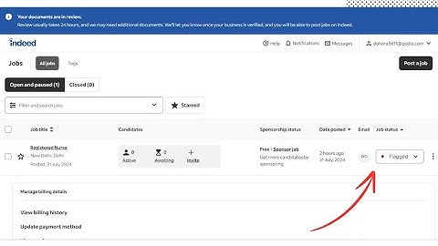 India Indeed Employer Account Paused Problem Solved? Job Flagged Problem