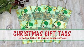 Christmas Gift Tags @NadineCarlierScrapnStuff