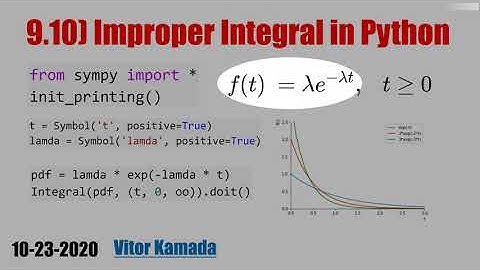 9.10) Improper Integral in Python