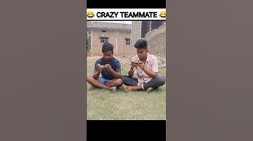 CRAZY TEAMMATE 😂 - para SAMSUNG A3,A5,A6,A7,J2,J5,J7,S5,S6,S7,S9,A10,A20,A30,A50,A70/// PUBG OR BGMI