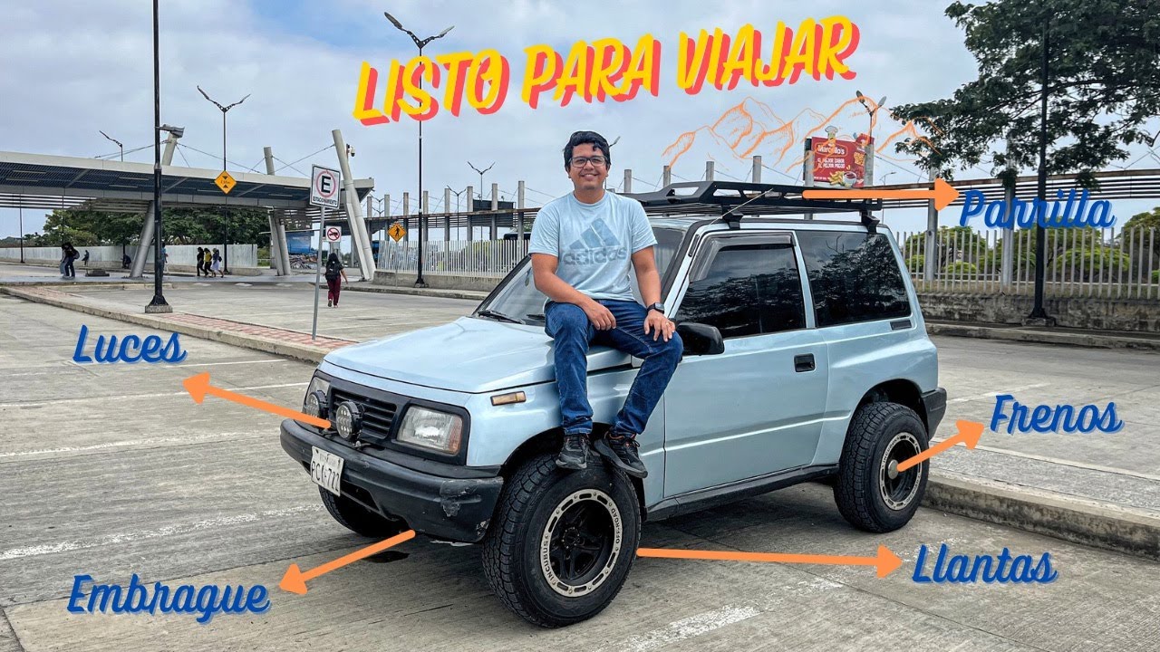 ¡El Vitara se Transforma! 🚙✨Instalación de Parrilla de Techo 🔧 y LLantas Nuevas para el Viaje 🛞