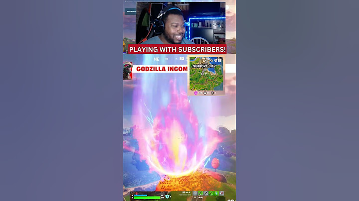 How to turn into Godzilla in Fortnite  #fortnite