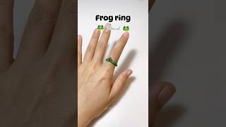 Frog ring tutorial 🐸 #movabracelet #ring #bracelet #jewelry #diy #movahandmade #frogring