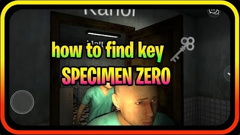How to find key on Specimen Zero