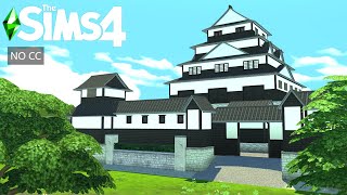 日本の城 | Japanese Castle | NO CC | Sims 4 stop motion build【シムズ４建築】