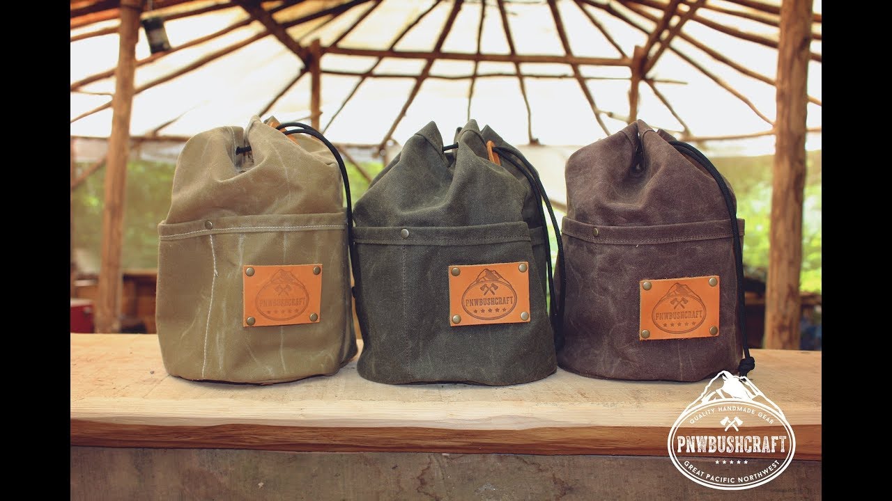 waxed canvas backpack bushcraft