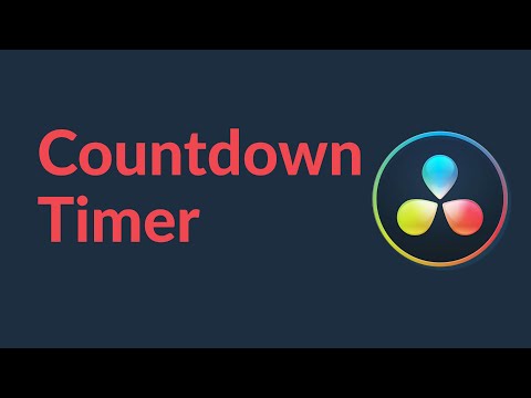 How to Create a Countdown Timer in DaVinci Resolve - POMODORO