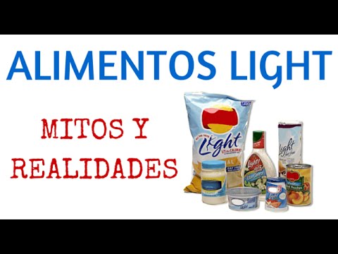 ALIMENTOS LIGHT Mitos Y Realidades YouTube