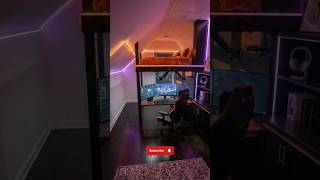 Small Bedroom Turned Into Gaming Paradise 🚀#gaming #aishort#trending#gamingsetup