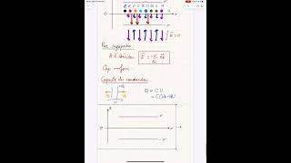 Vidéo de cours d’électrostatique : condensateur plan : champ électrique et capacité screenshot 3