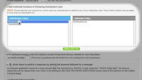 Mobile Marketing Canada: Mobile Keyword Part 1 Tutorial | Trumpia