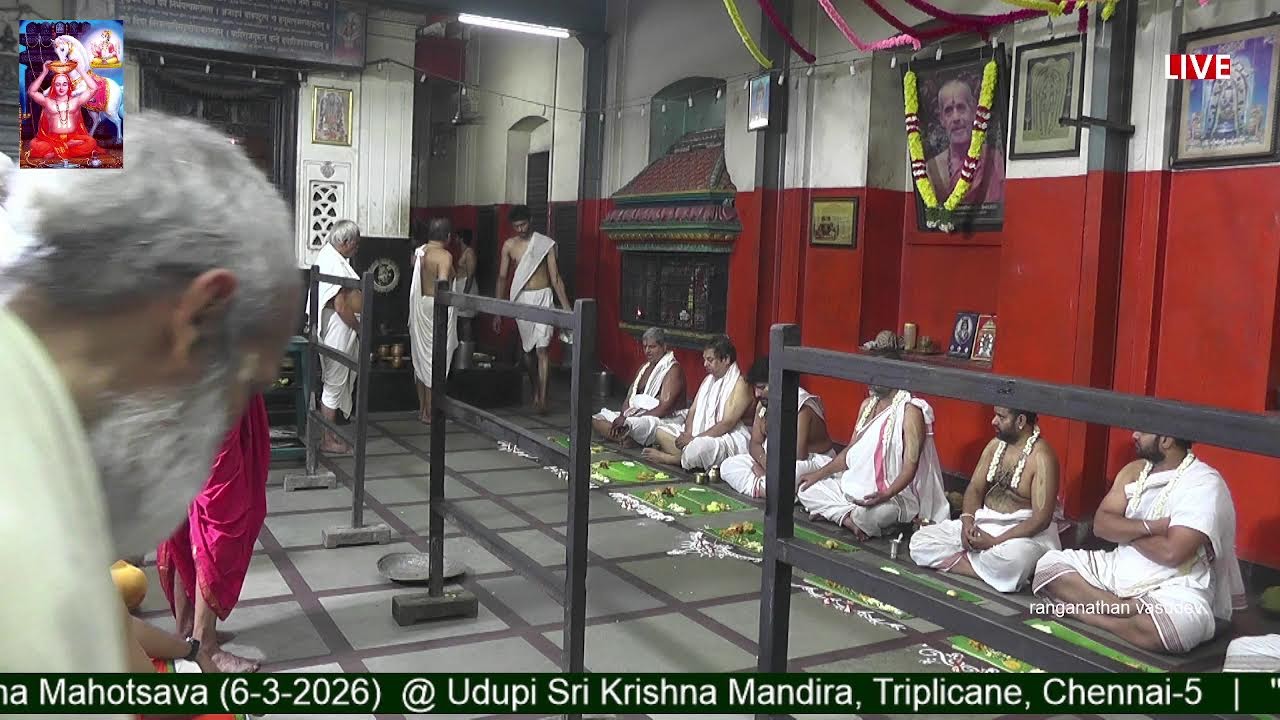 Sri Vadiraja Teerthara Madhya Aradhana (6-3-2026) @ KrishnaMandira, Chennai-5