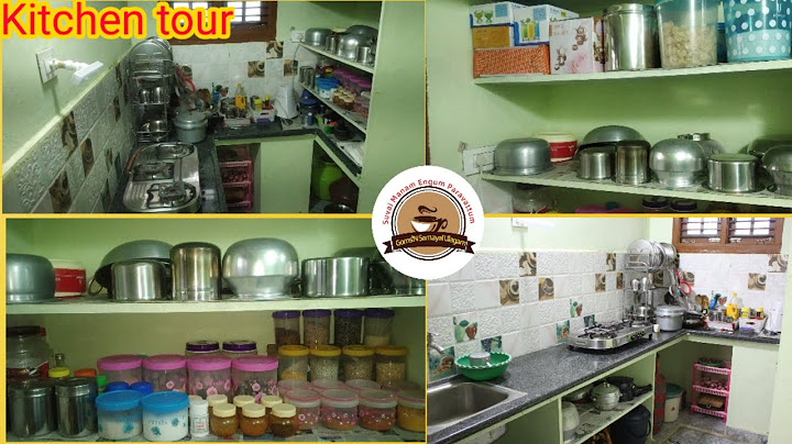 Kitchen organization & tips in tamil | Kitchen tour in Tamil | கிச்சன் டூர்