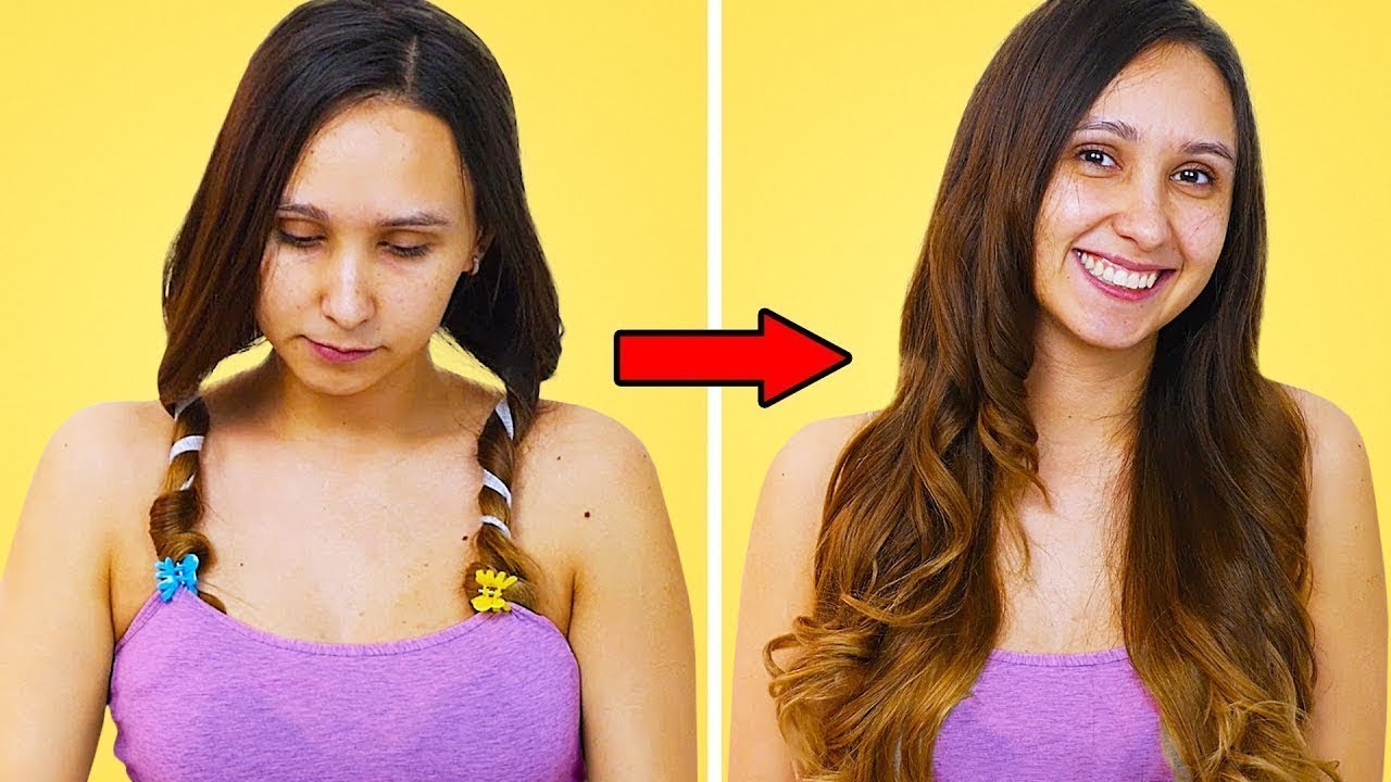 35 TRUCOS SIMPLES PARA EL CABELLO - YouTube