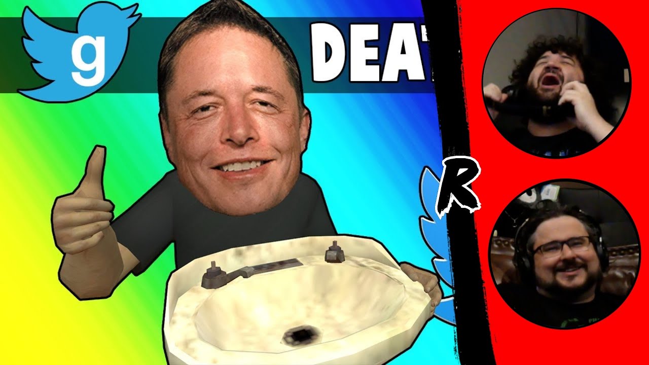 Gmod Deathrun - Elon Musk's Twitter Takeover! (Garry’s Mod Sandbox) - RENEGADES REACT