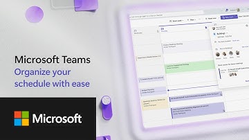 Microsoft Teams - Organize your schedule with ease
