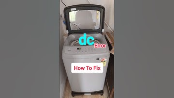 dc Error In Top Load Washing Machine💥how to fix