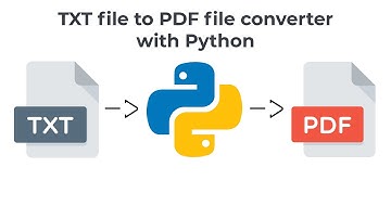 TXT file to PDF file converter using Python
