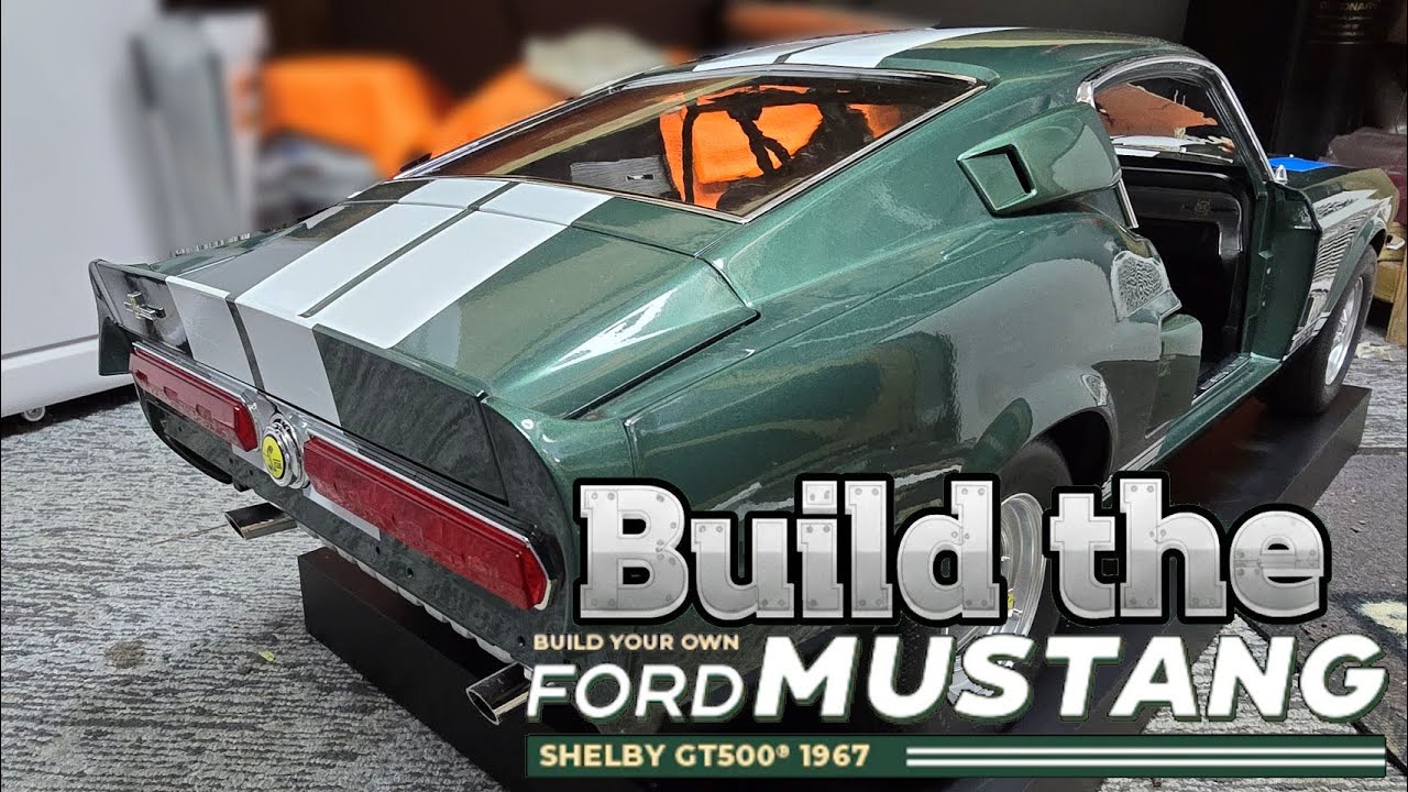 Соберите огромную модель Ford GT500 Shelby Mustang в масштабе 1:6 — Набор 27 — Этапы 124-128