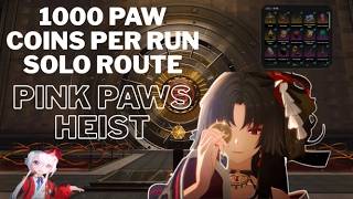 Hotori Pink Paws Heist Guide | SOLO 1,000+ Paw Coins Fast! | NTE