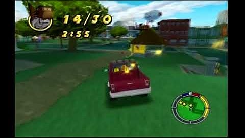 The Simpsons Hit & Run: Level 2 Mission 6 - Monkey See Monkey D