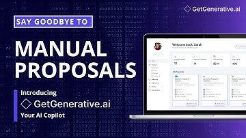 Say Goodbye to Manual Proposals! ✋📄 Introducing GetGenerative.ai - Your Salesforce AI Copilot 🤖🚀